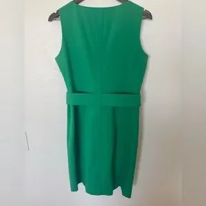 Calvin Klein | Dresses | Green Calvin Klein Belted Dress | Poshmark